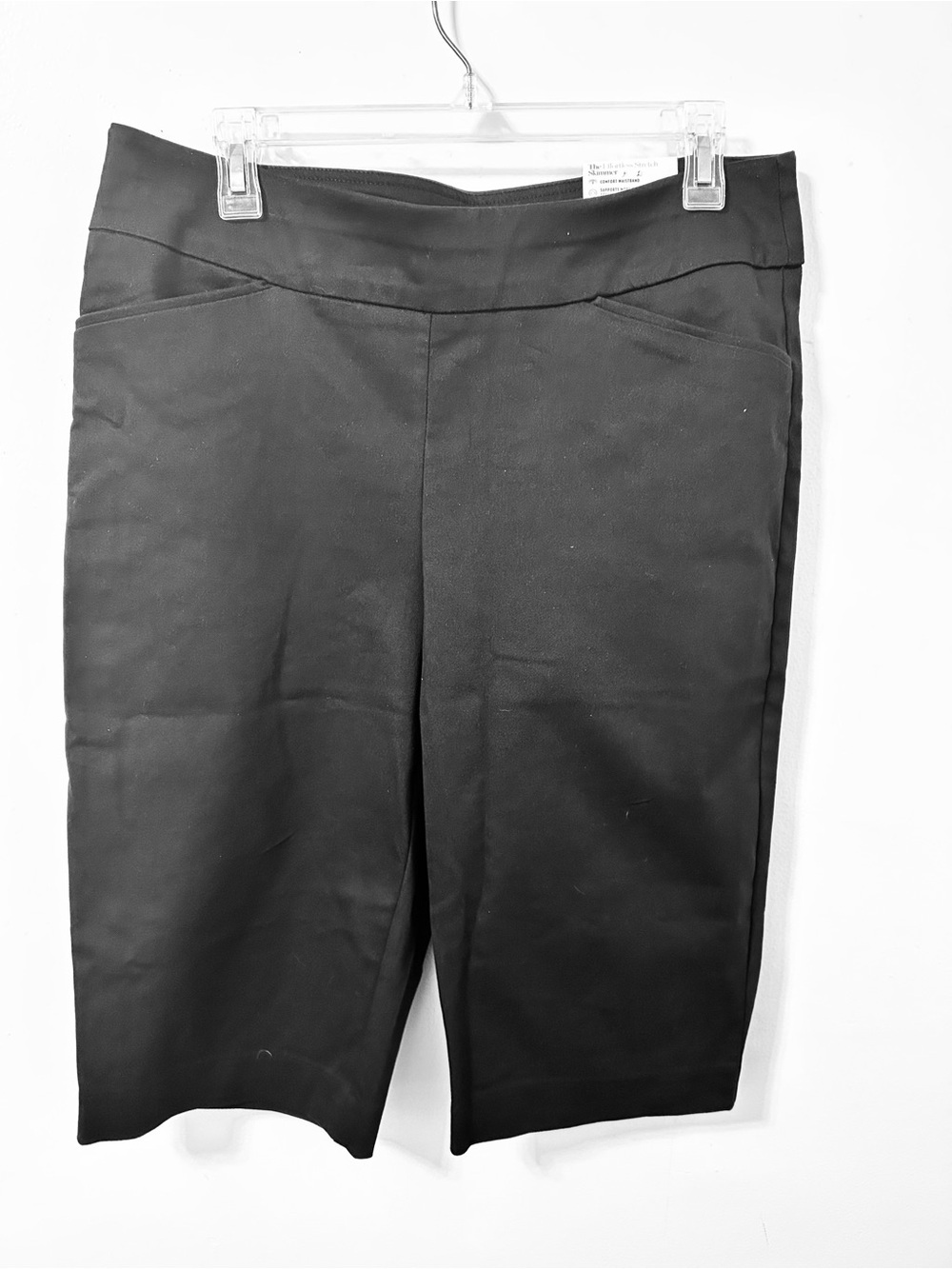 Women’s Croft & Barrow Effortless Pull on Skimmer Mid Rise Black size 12 NWT